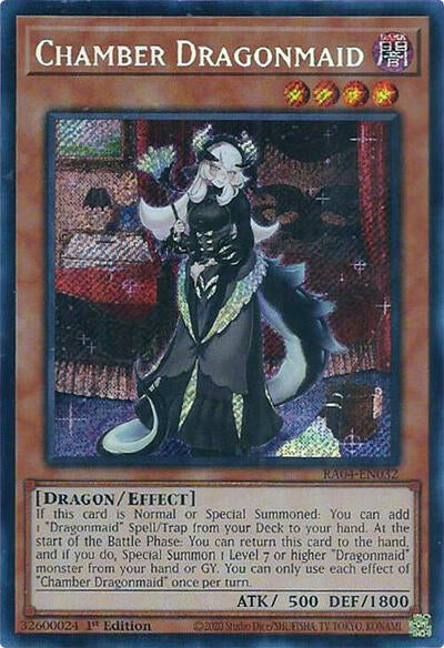 Chamber Dragonmaid (Secret Rare) [RA04-EN032-SeR]