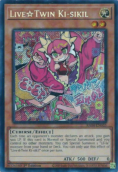 LiveTwin Ki-sikil (Secret Rare) [RA04-EN035-SeR]