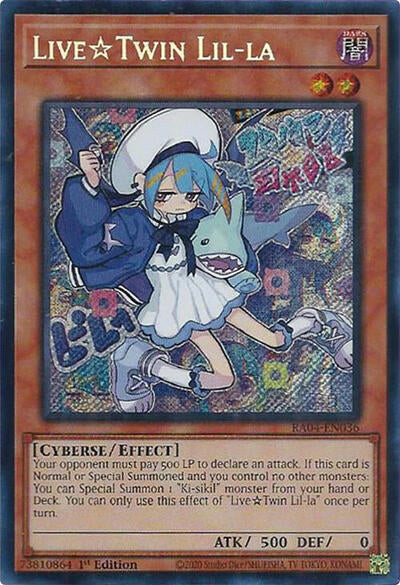 LiveTwin Lil-la (Secret Rare) [RA04-EN036-SeR]