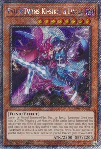 EvilTwins Ki-sikil & Lil-la (Platinum Secret Rare) [RA04-EN037-PlSR]