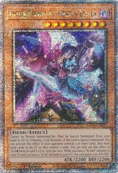 EvilTwins Ki-sikil & Lil-la (Quarter Century Secret Rare) [RA04-EN037-QCSR]