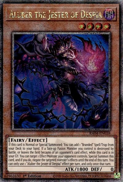 Aluber the Jester of Despia (Quarter Century Secret Rare) [RA04-EN038-QCSR]
