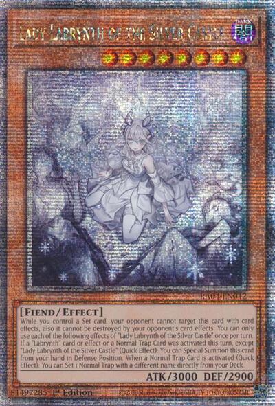 Lady Labrynth of the Silver Castle (Quarter Century Secret Rare) [RA04-EN042-QCSR]