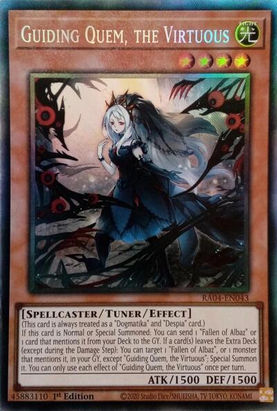 Guiding Quem, the Virtuous (Collector's Rare) [RA04-EN043-CR]