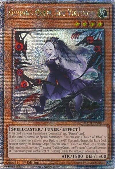 Guiding Quem, the Virtuous (Quarter Century Secret Rare) [RA04-EN043-QCSR]