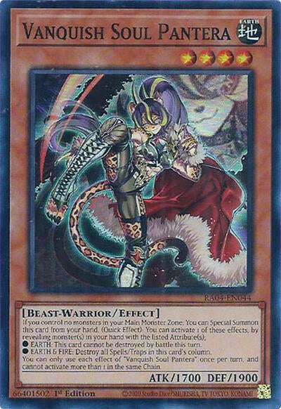Vanquish Soul Pantera (Super Rare) [RA04-EN044-SuR]