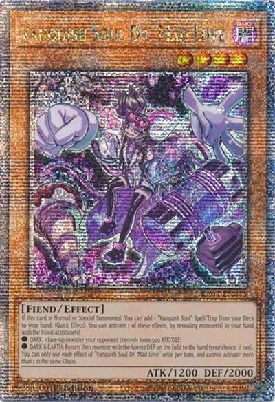 Vanquish Soul Dr. Mad Love (Quarter Century Secret Rare) [RA04-EN045-QCSR]