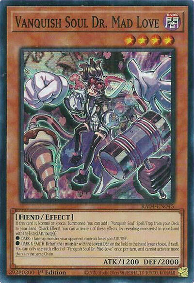 Vanquish Soul Dr. Mad Love (Super Rare) [RA04-EN045-SuR]