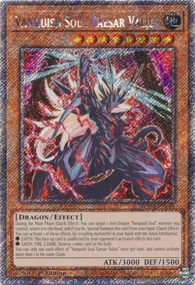 Vanquish Soul Caesar Valius (Platinum Secret Rare) [RA04-EN046-PlSR]