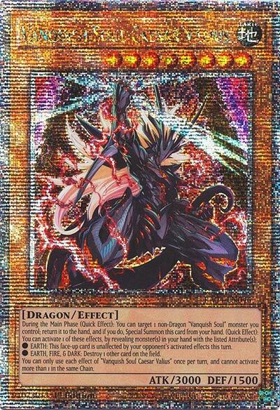 Vanquish Soul Caesar Valius (Quarter Century Secret Rare) [RA04-EN046-QCSR]