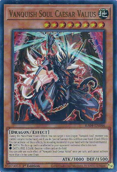 Vanquish Soul Caesar Valius (Ultra Rare) [RA04-EN046-UR]