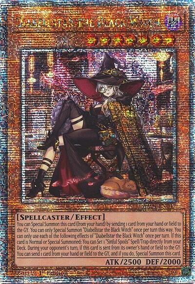 Diabellstar the Black Witch (Quarter Century Secret Rare) [RA04-EN047-QCSR]