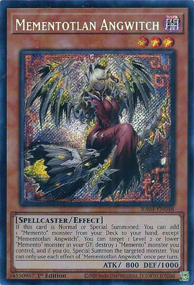 Mementotlan Angwitch (Secret Rare) [RA04-EN048-SeR]