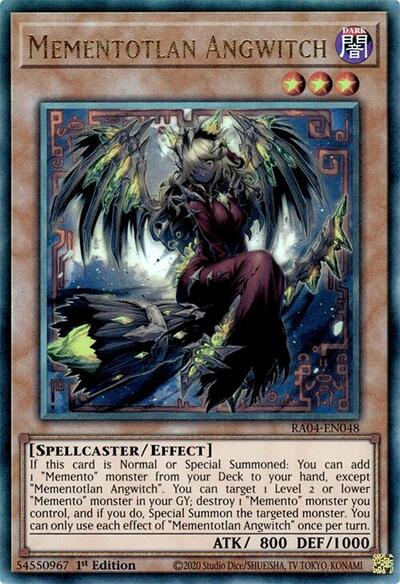Mementotlan Angwitch (Ultimate Rare) [RA04-EN048-UmR]