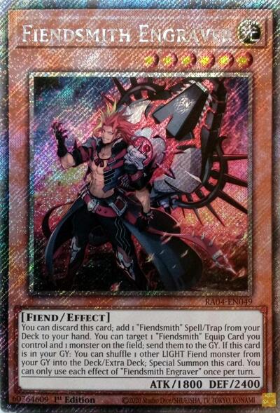 Fiendsmith Engraver (Platinum Secret Rare) [RA04-EN049-PlSR]