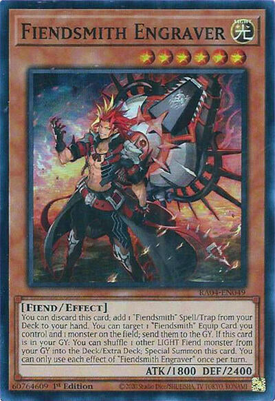 Fiendsmith Engraver (Super Rare) [RA04-EN049-SuR]