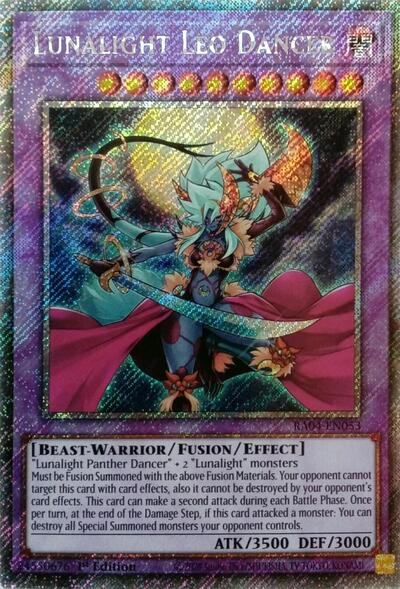 Lunalight Leo Dancer (Platinum Secret Rare) [RA04-EN053-PlSR]