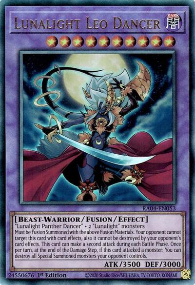 Lunalight Leo Dancer (Ultimate Rare) [RA04-EN053-UmR]