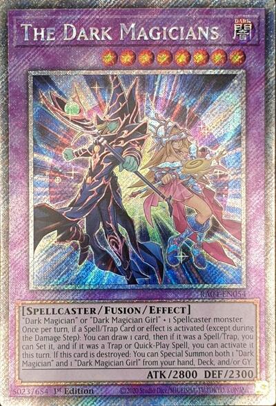 The Dark Magicians (Platinum Secret Rare) [RA04-EN054-PlSR]