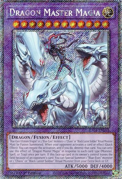 Dragon Master Magia (Platinum Secret Rare) [RA04-EN055-PlSR]