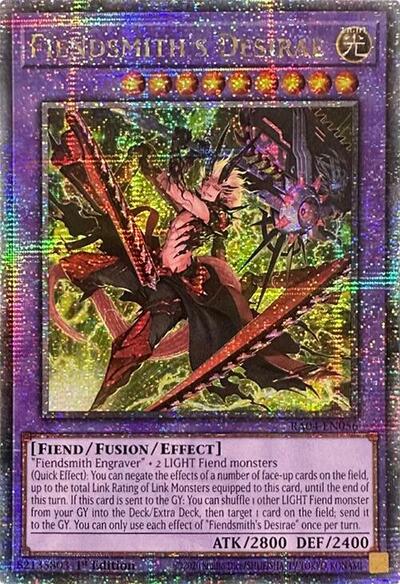 Fiendsmith's Desirae (Quarter Century Secret Rare) [RA04-EN056-QCSR]