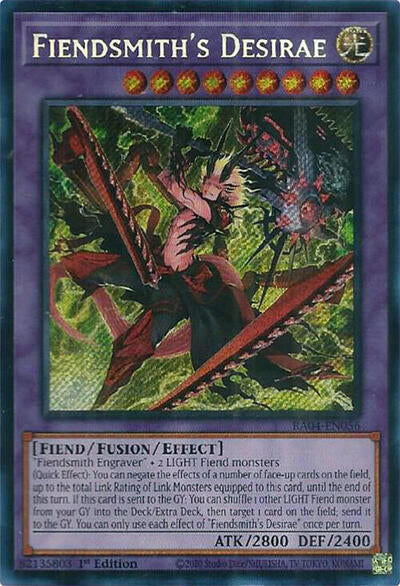 Fiendsmith's Desirae (Secret Rare) [RA04-EN056-SeR]