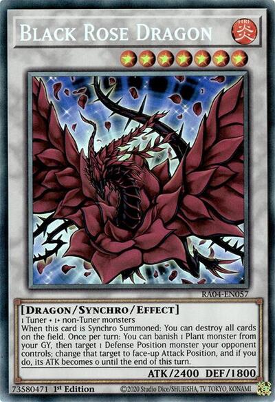 Black Rose Dragon (Collector's Rare) [RA04-EN057-CR]