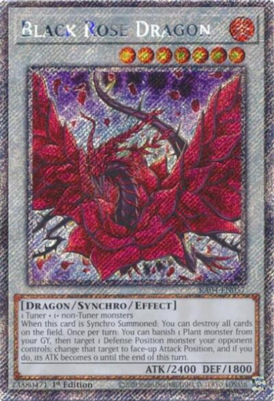 Black Rose Dragon (Platinum Secret Rare) [RA04-EN057-PlSR]