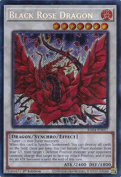 Black Rose Dragon (Secret Rare) [RA04-EN057-SeR]