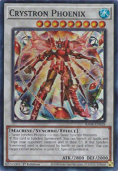 Crystron Phoenix (Super Rare) [RA04-EN058-SuR]