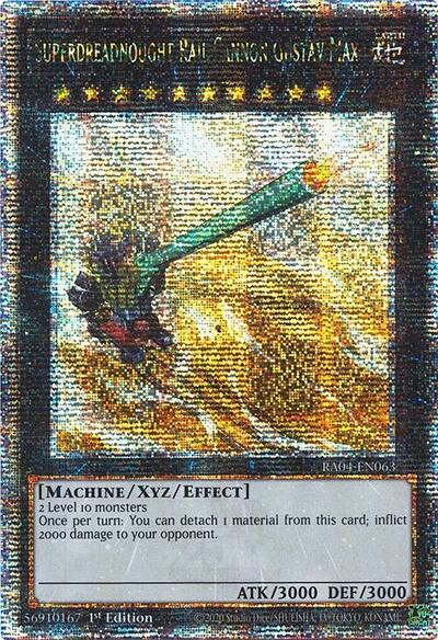 Superdreadnought Rail Cannon Gustav Max (Quarter Century Secret Rare) [RA04-EN063-QCSR]
