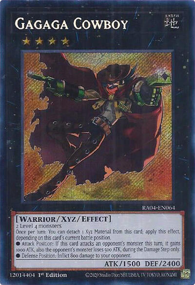 Gagaga Cowboy (Secret Rare) [RA04-EN064-SeR]