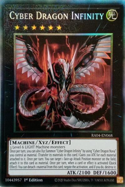 Cyber Dragon Infinity (Collector's Rare) [RA04-EN068-CR]