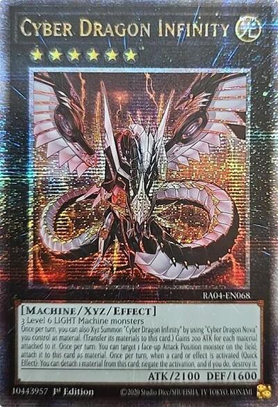 Cyber Dragon Infinity (Quarter Century Secret Rare) [RA04-EN068-QCSR]