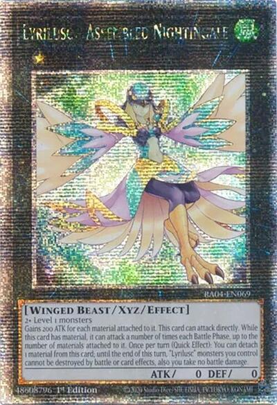 Lyrilusc - Assembled Nightingale (Quarter Century Secret Rare) [RA04-EN069-QCSR]