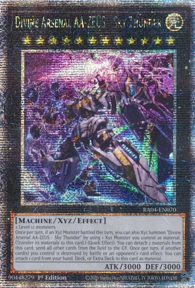 Divine Arsenal AA-ZEUS - Sky Thunder (Quarter Century Secret Rare) [RA04-EN070-QCSR]