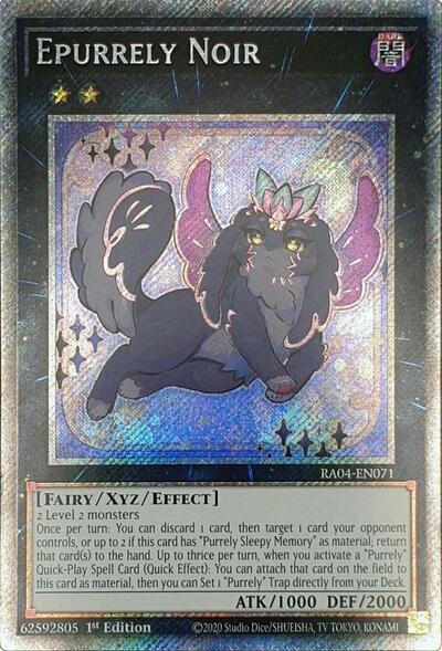 Epurrely Noir (Platinum Secret Rare) [RA04-EN071-PlSR]
