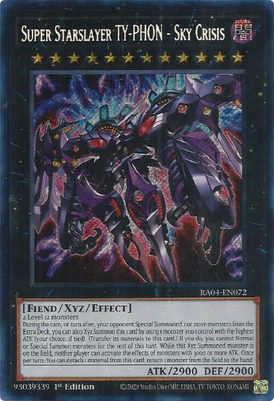 Super Starslayer TY-PHON - Sky Crisis (Secret Rare) [RA04-EN072-SeR]