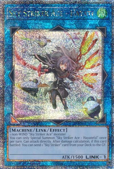 Sky Striker Ace - Hayate (Quarter Century Secret Rare) [RA04-EN073-QCSR]