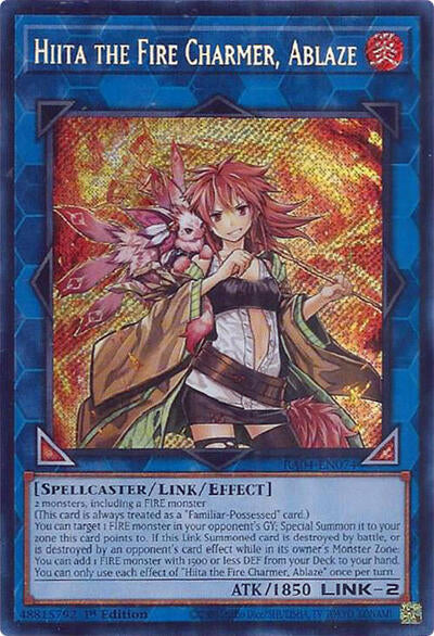 Hiita the Fire Charmer, Ablaze (Secret Rare) [RA04-EN074-SeR]