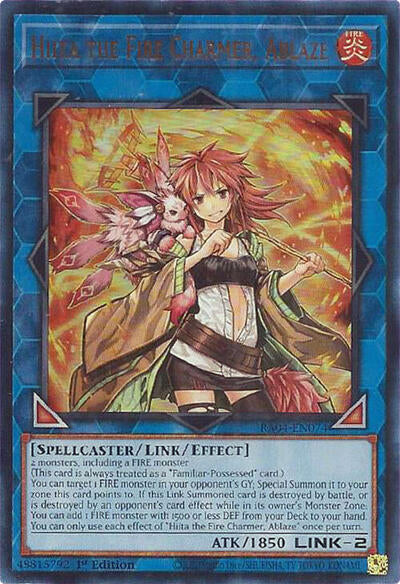Hiita the Fire Charmer, Ablaze (Ultra Rare) [RA04-EN074-UR]