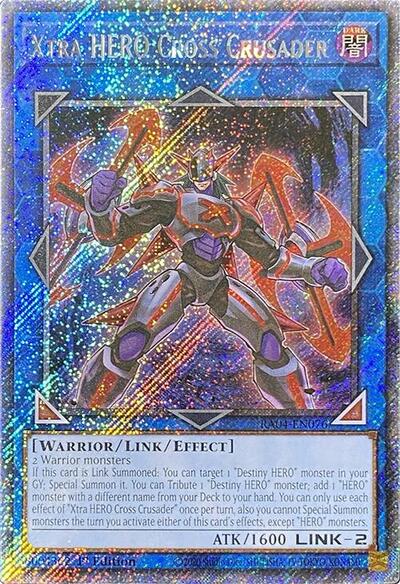 Xtra HERO Cross Crusader (Platinum Secret Rare) [RA04-EN076-PlSR]
