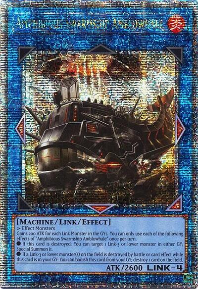 Amphibious Swarmship Amblowhale (Quarter Century Secret Rare) [RA04-EN077-QCSR]