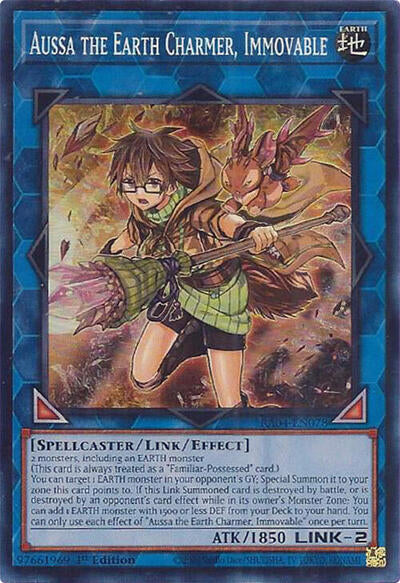 Aussa the Earth Charmer, Immovable (Super Rare) [RA04-EN078-SuR]