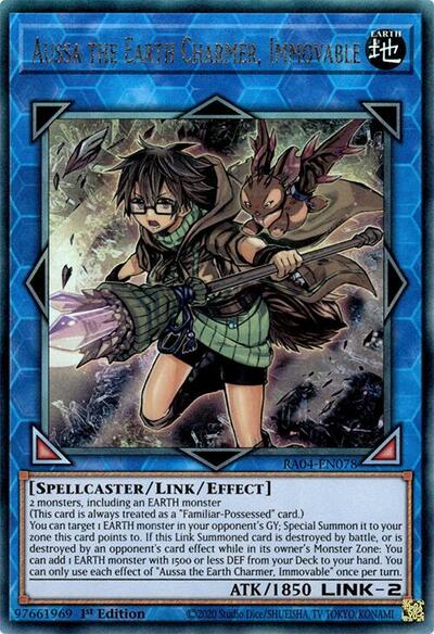 Aussa the Earth Charmer, Immovable (Ultimate Rare) [RA04-EN078-UmR]