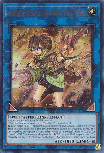 Aussa the Earth Charmer, Immovable (Ultra Rare) [RA04-EN078-UR]