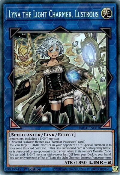 Lyna the Light Charmer, Lustrous (Collector's Rare) [RA04-EN081-CR]