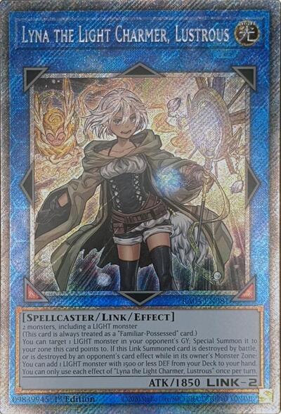 Lyna the Light Charmer, Lustrous (Platinum Secret Rare) [RA04-EN081-PlSR]