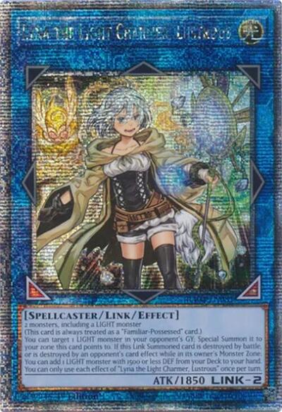Lyna the Light Charmer, Lustrous (Quarter Century Secret Rare) [RA04-EN081-QCSR]
