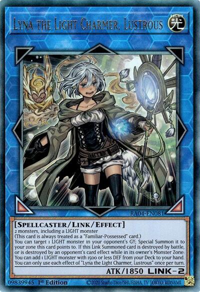 Lyna the Light Charmer, Lustrous (Ultimate Rare) [RA04-EN081-UmR]